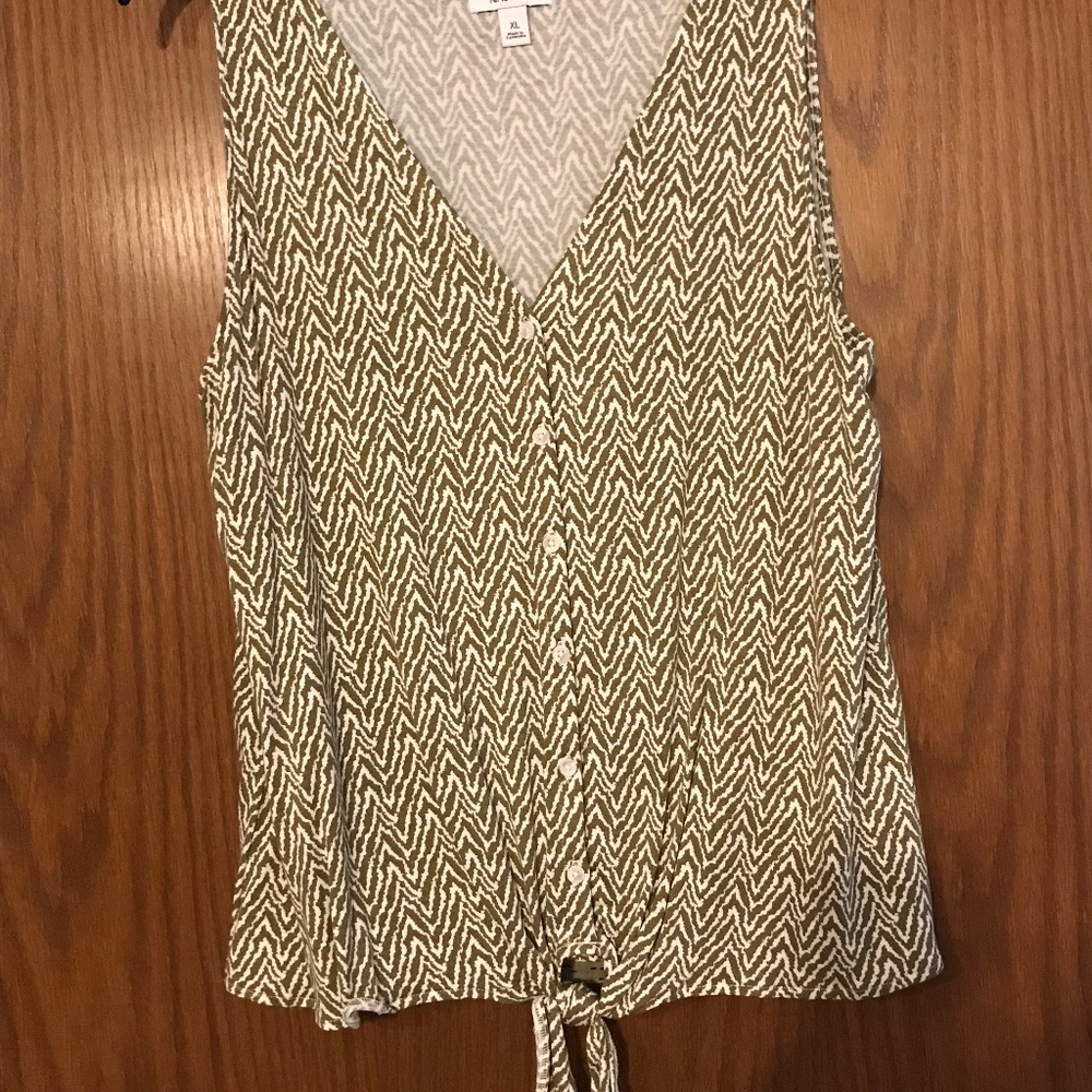 Woman new Nine West top dress pants blouse